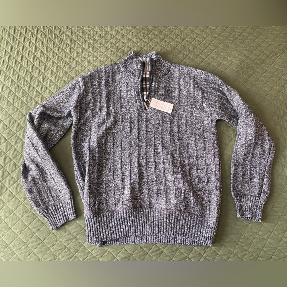 Mylldey Men’s Fleece-lined Sweater Sz L NWT